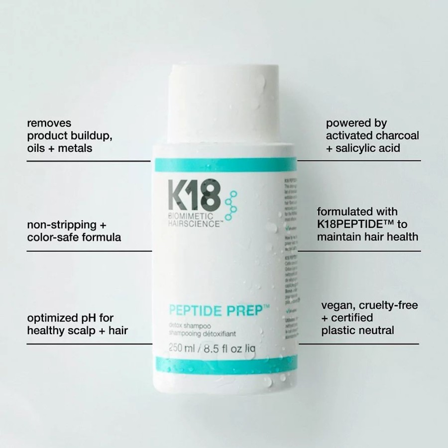 * Shampoo | K18 Peptide Prep Clarifying Detox Shampoo