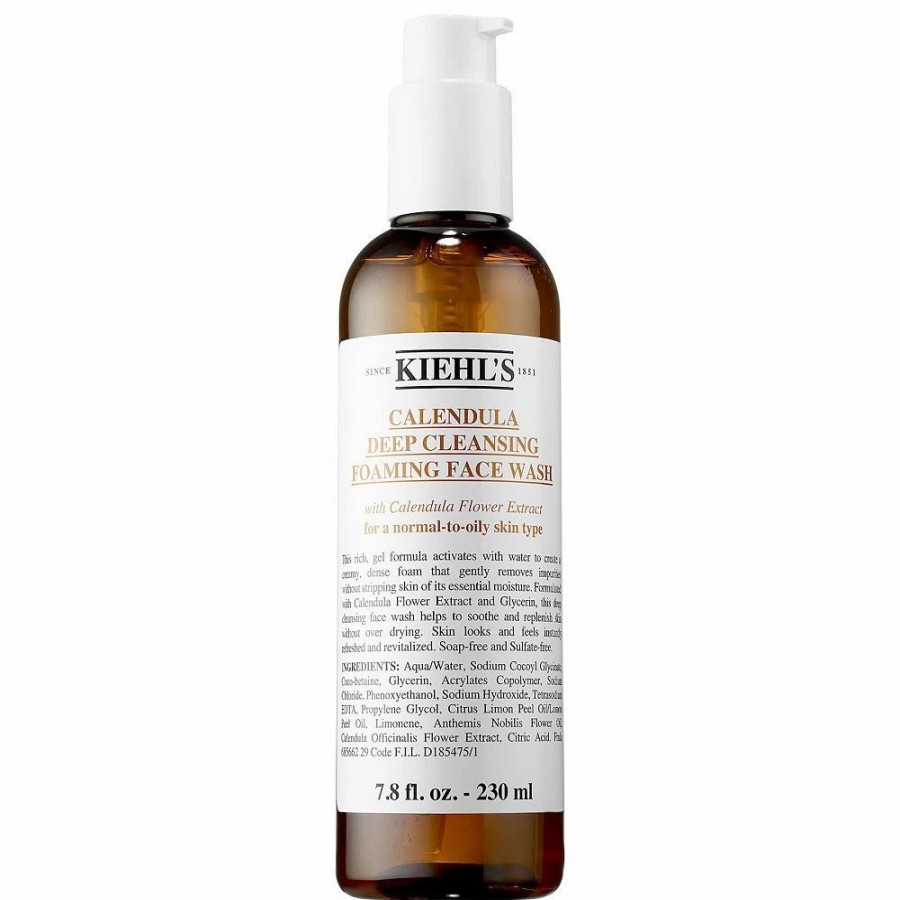 * Cleansers | Kiehl'S Since 1851 Calendula Deep Clean Foaming Face Wash