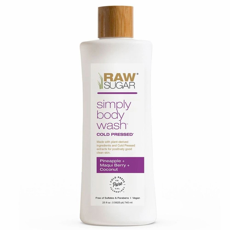 * Body Wash & Shower Gel | Raw Sugar Living Simply Body Wash Pineapple + Maqui Berry + Coconut