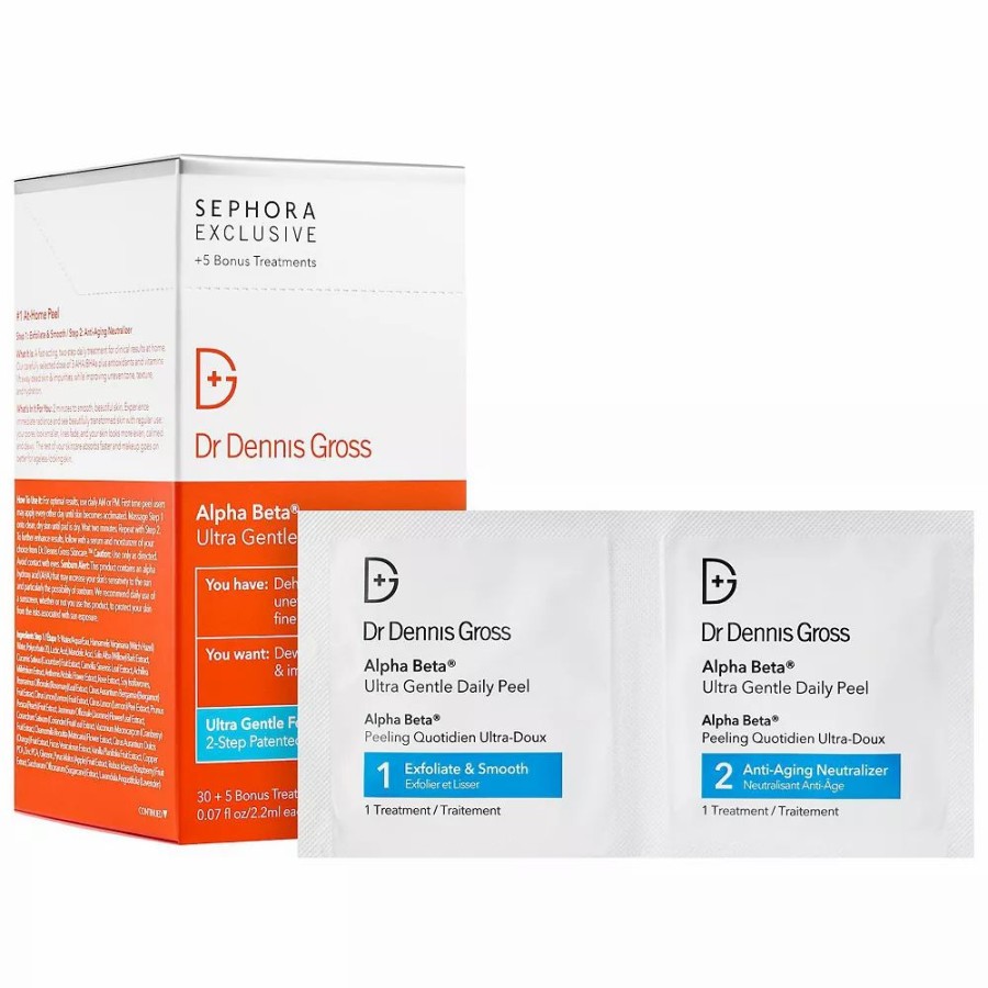 * Cleansers | Dr. Dennis Gross Skincare Alpha Beta Ultra Gentle Daily Peel Pads For Sensitive Skin