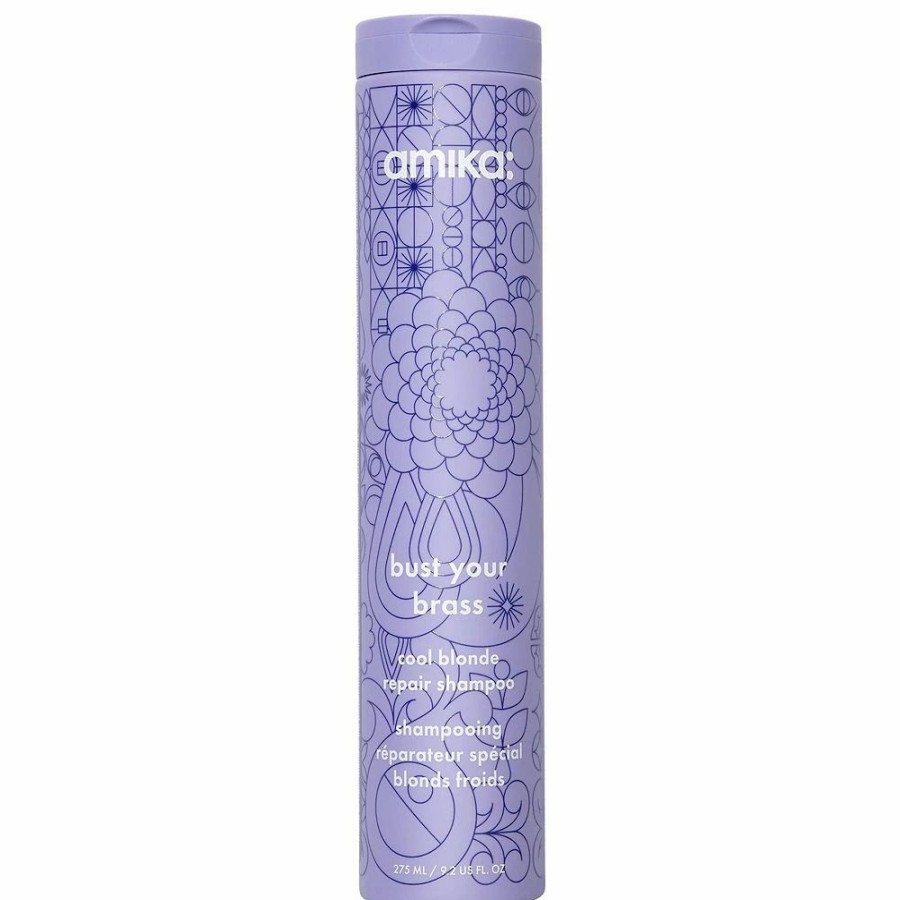 * Shampoo | Amika Bust Your Brass Blonde Purple Shampoo