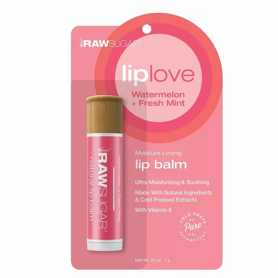 * Lip Balm | Raw Sugar Living Natural Moisture Loving Lip Balm Watermelon + Fresh Mint