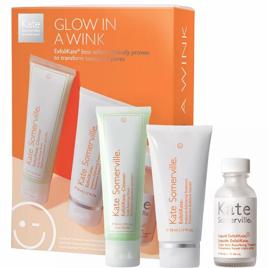 * Skincare Sets | Kate Somerville Glow In A Wink Exfolikate Bestsellers Set