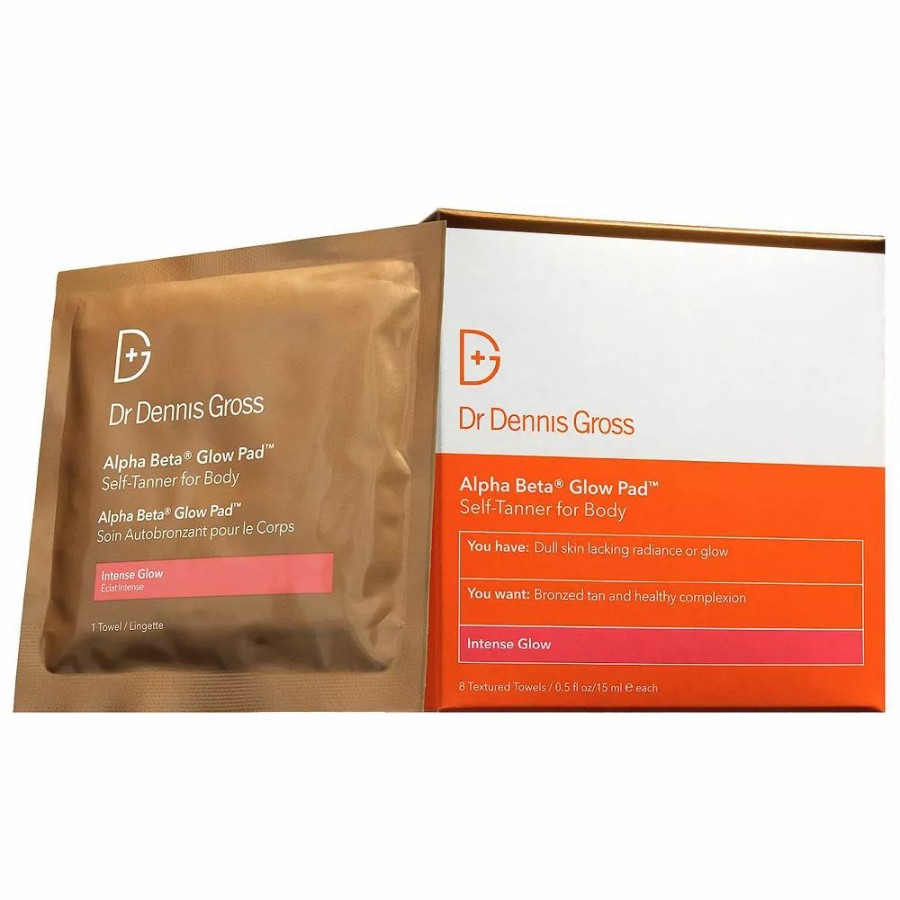 * Self Tanners & Bronzers | Dr. Dennis Gross Skincare Alpha Beta Glow Pad For Body With Active Vitamin D