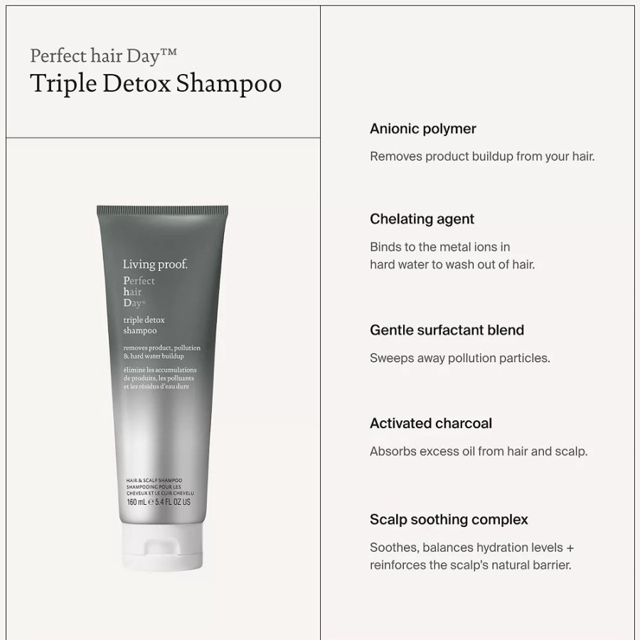 * Shampoo | Living Proof Perfect Hair Day (Phd) Triple Detox Shampoo