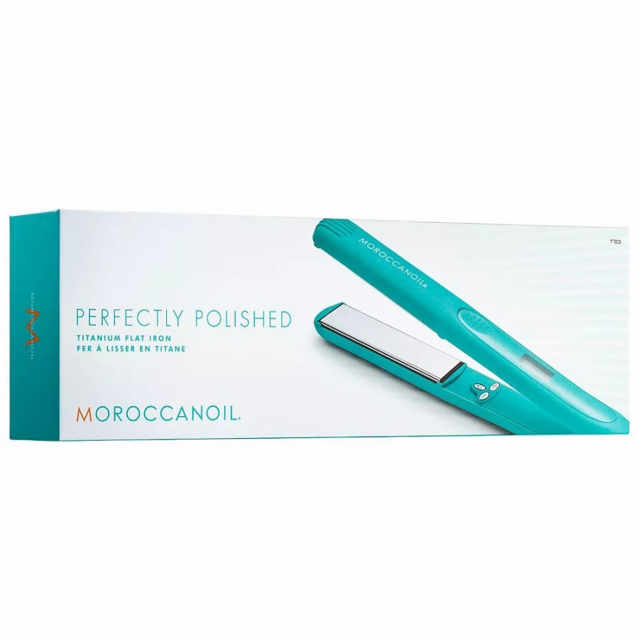 * Flat Irons | Moroccanoil Perfectly Polished Titanium Flat Iron