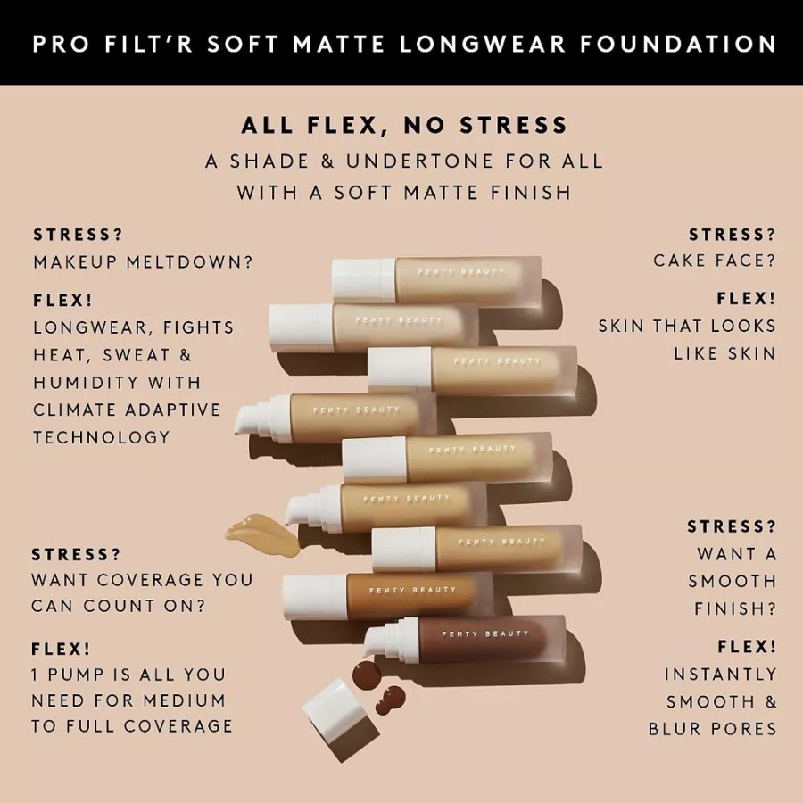 * Foundation | Fenty Beauty By Rihanna Pro Filt'R Soft Matte Longwear Liquid Foundation