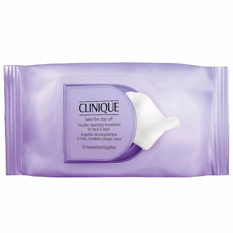 * Cleansers | Clinique Take The Day Off Micellar Cleansing Towelettes For Face & Eyes Makeup Remover