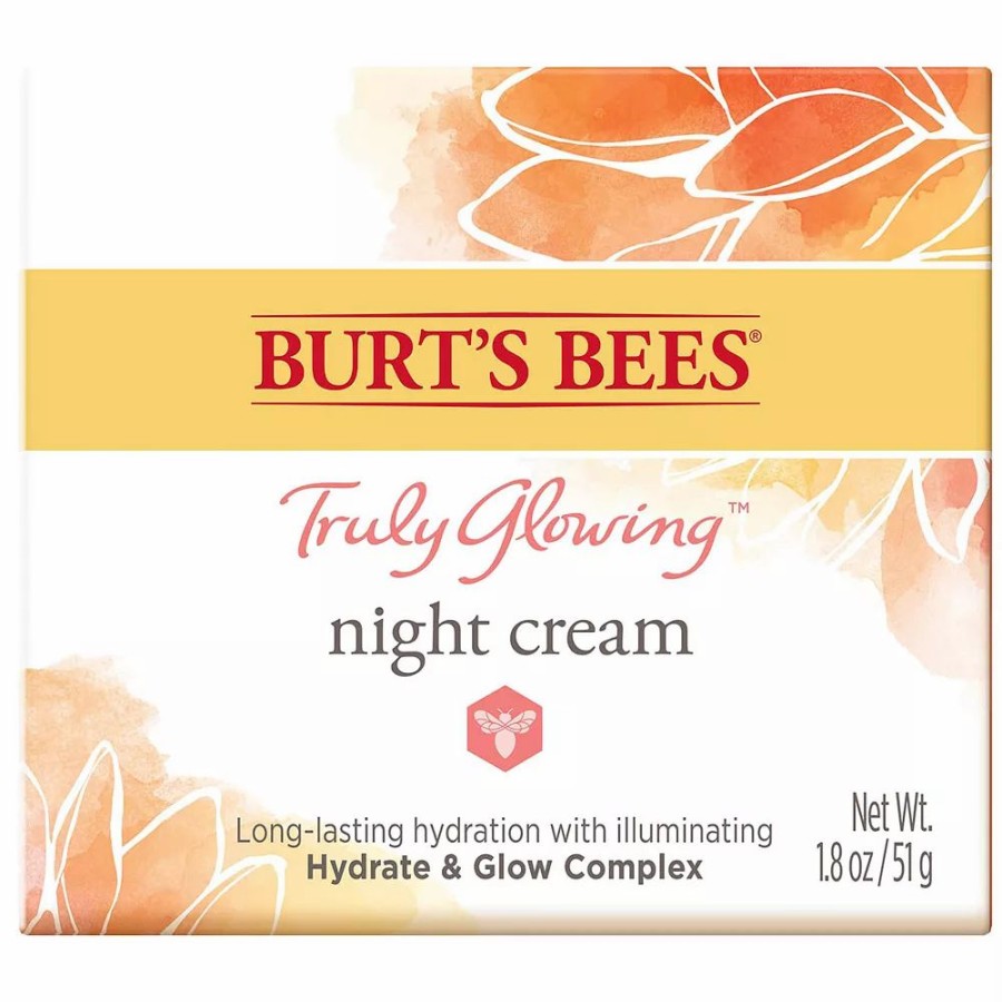 * Moisturizers | Burt'S Bees Truly Glowing Replenishing Night Cream