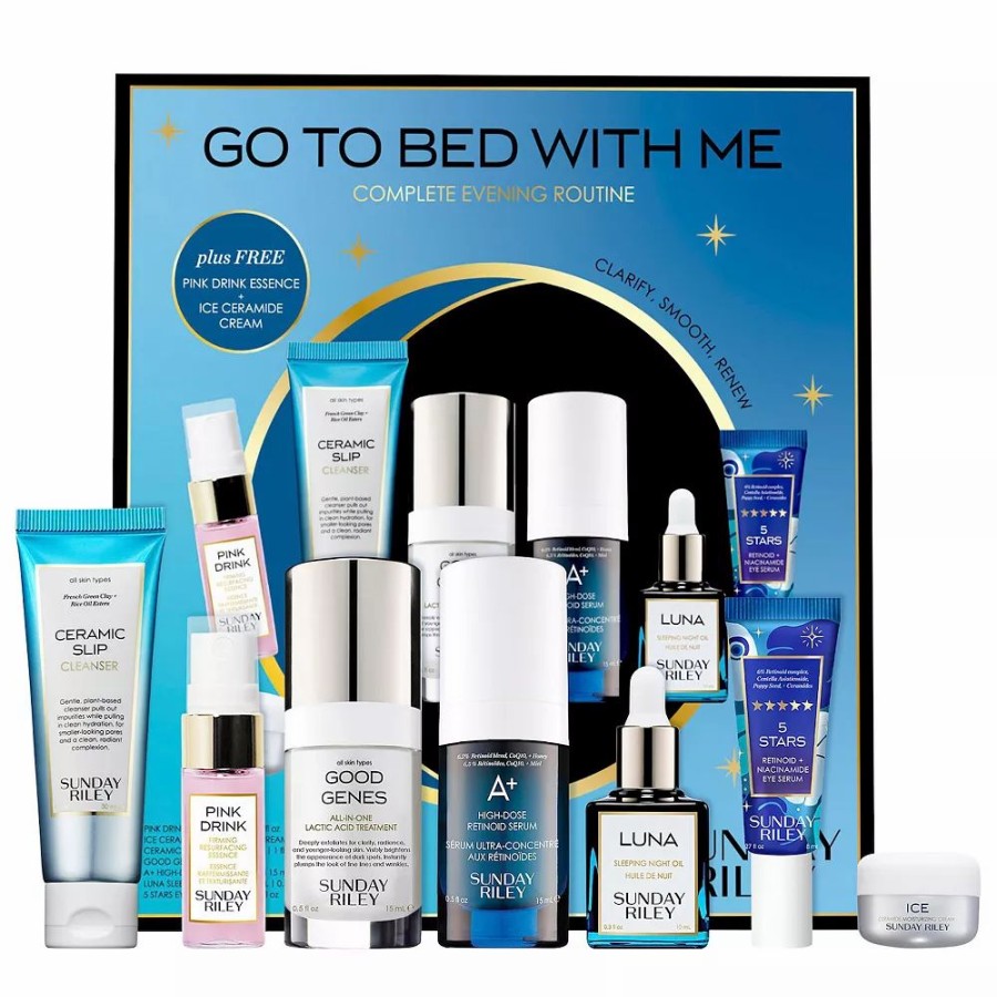 * Skincare Sets | Sunday Riley Go To Bed With Me Anti-Aging Night Routine