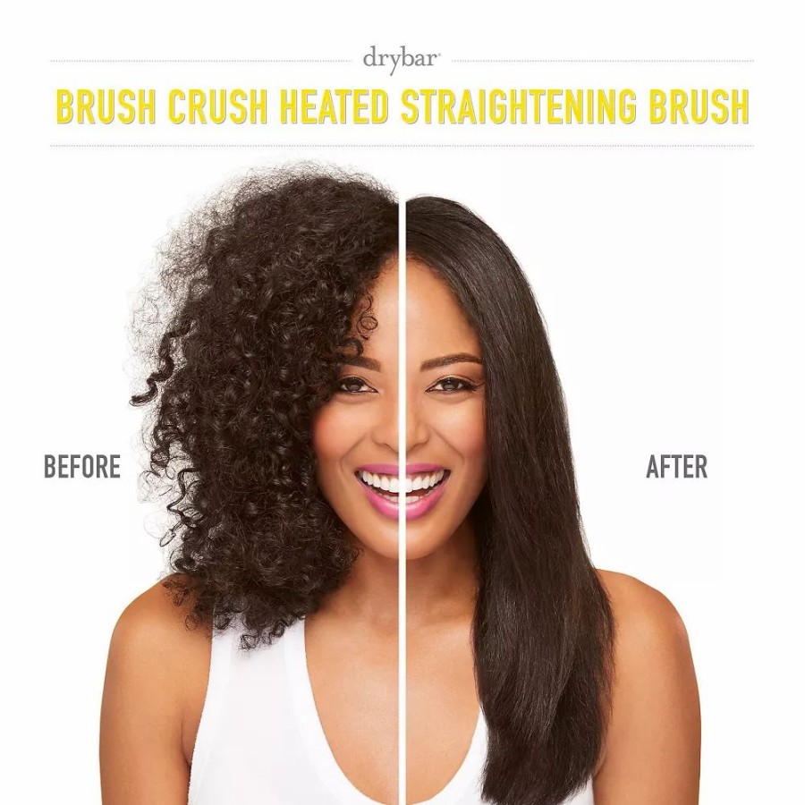 * Flat Irons | Drybar The Brush Crush Heated Straightening Brush