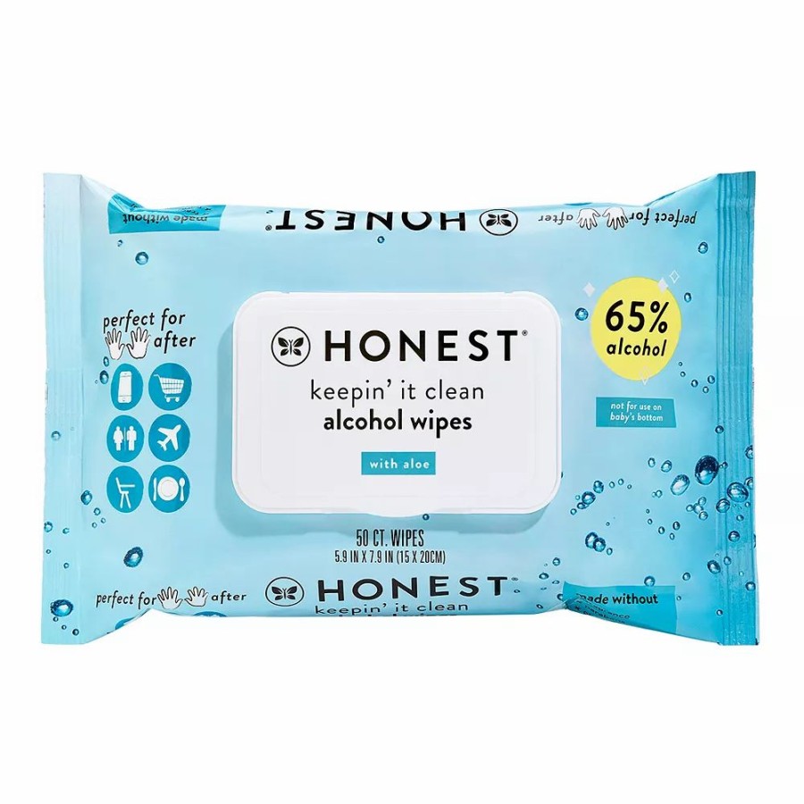 * Hand Sanitizer | The Honest Company Alcohol Wipes 50 Count