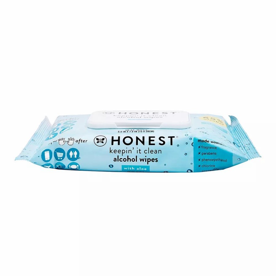 * Hand Sanitizer | The Honest Company Alcohol Wipes 50 Count