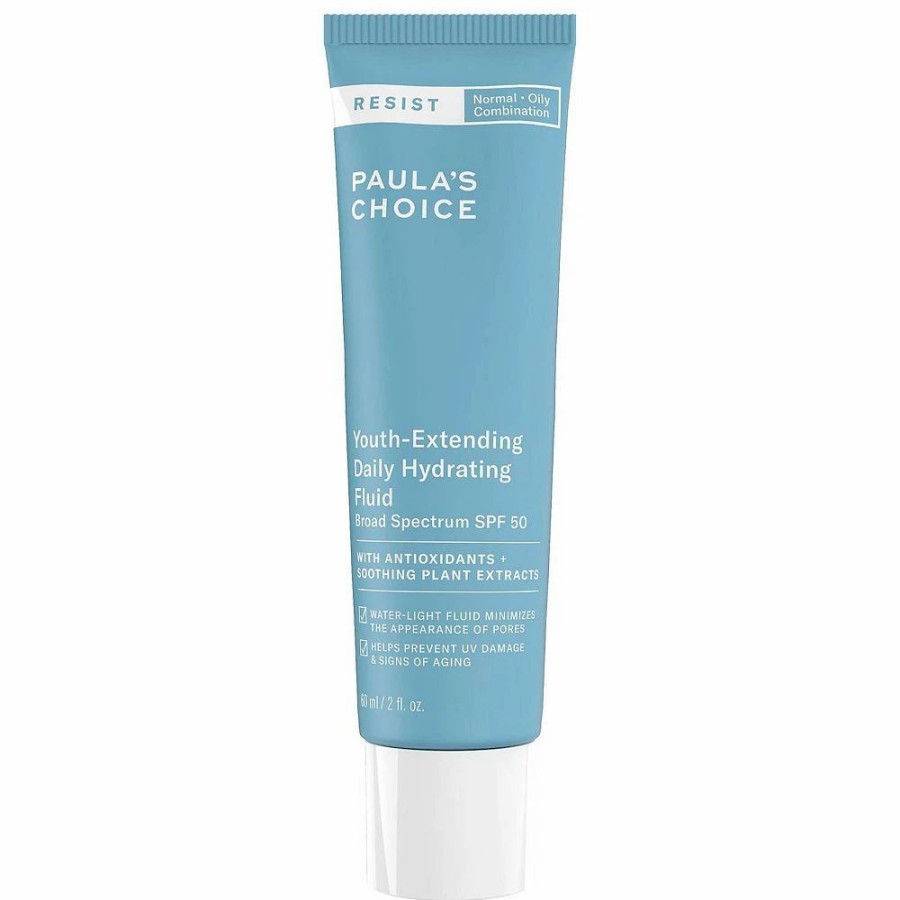 * Sunscreen | Paula'S Choice Resist Youth-Extending Daily Hydrating Fluid Spf 50