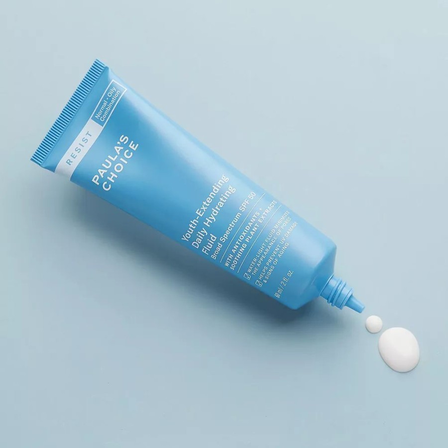 * Sunscreen | Paula'S Choice Resist Youth-Extending Daily Hydrating Fluid Spf 50