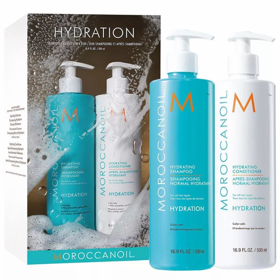 * Hair Care Sets | Moroccanoil Hydrating Shampoo & Conditioner Half-Liter Duo