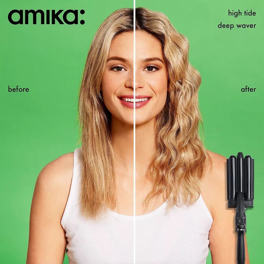 * Curling Irons & Wands | Amika High Tide Deep Wave Hair Crimper