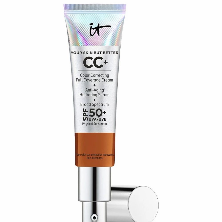 * Foundation | It Cosmetics Cc+ Cream Full Coverage Foundation With Spf 50+