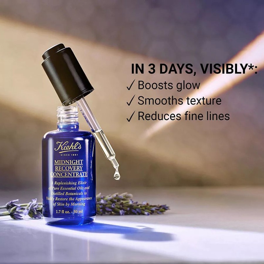 * Moisturizers | Kiehl'S Since 1851 Midnight Recovery Concentrate Moisturizing Face Oil