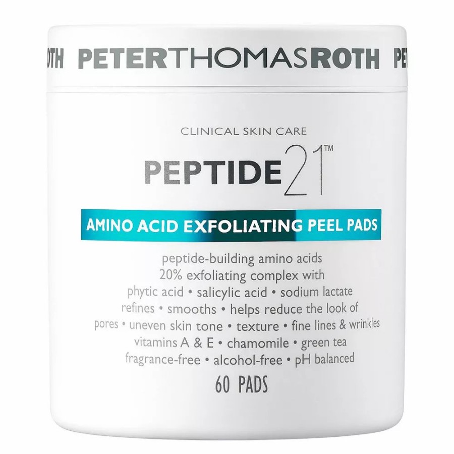 * Cleansers | Peter Thomas Roth Peptide 21 Amino Acid Exfoliating Peel Pads