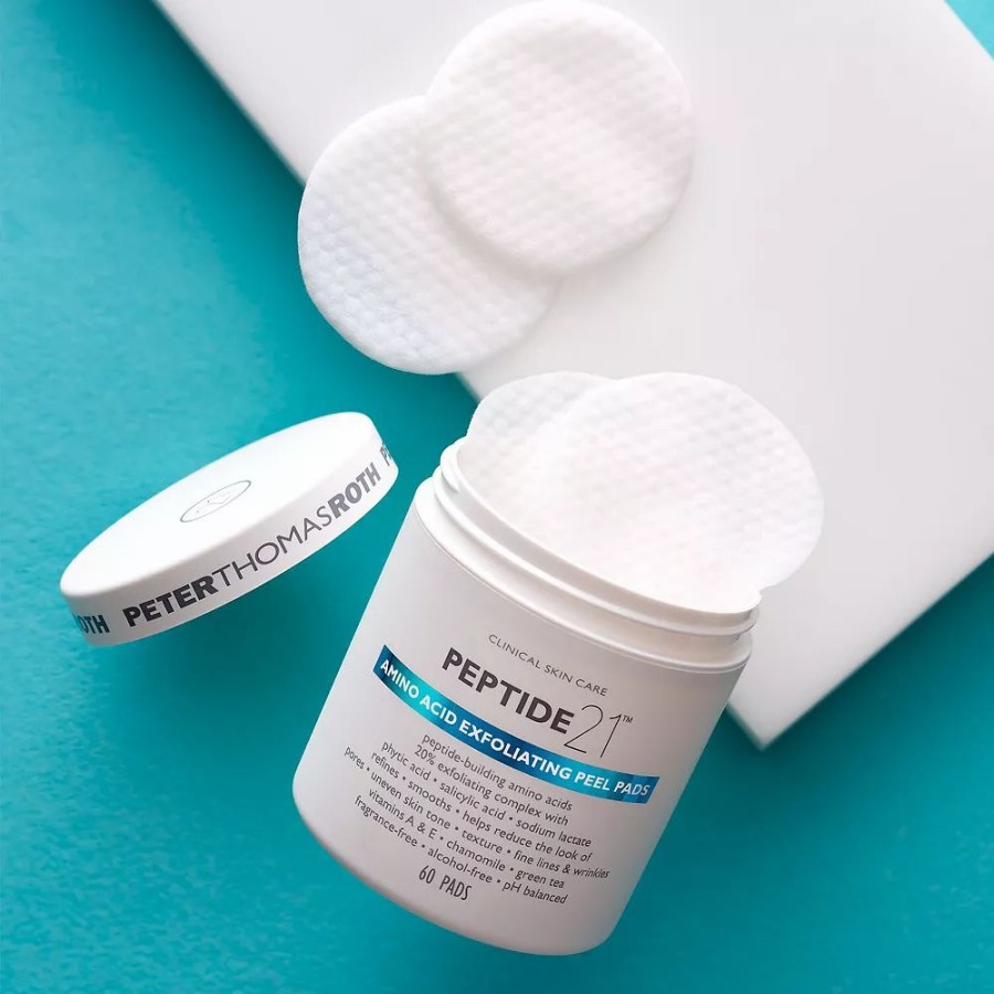 * Cleansers | Peter Thomas Roth Peptide 21 Amino Acid Exfoliating Peel Pads