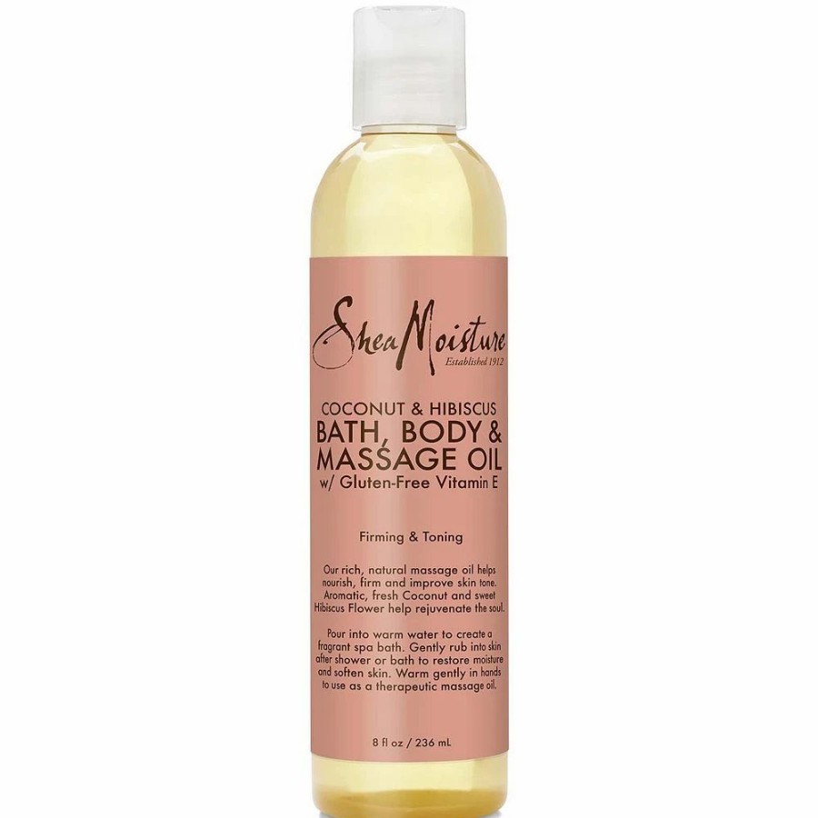 * Body Oil | Sheamoisture Coconut & Hibiscus Illuminating Bath, Body, & Massage Oil