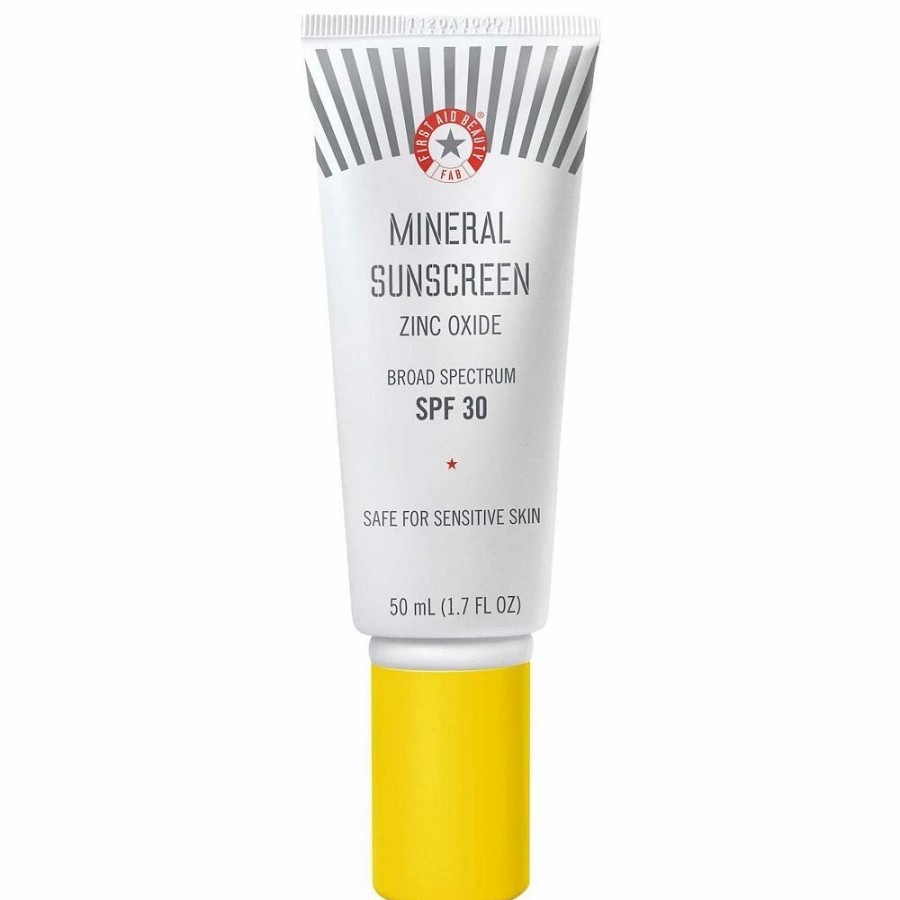 * Sunscreen | First Aid Beauty Mineral Sunscreen Zinc Oxide Broad Spectrum Spf 30