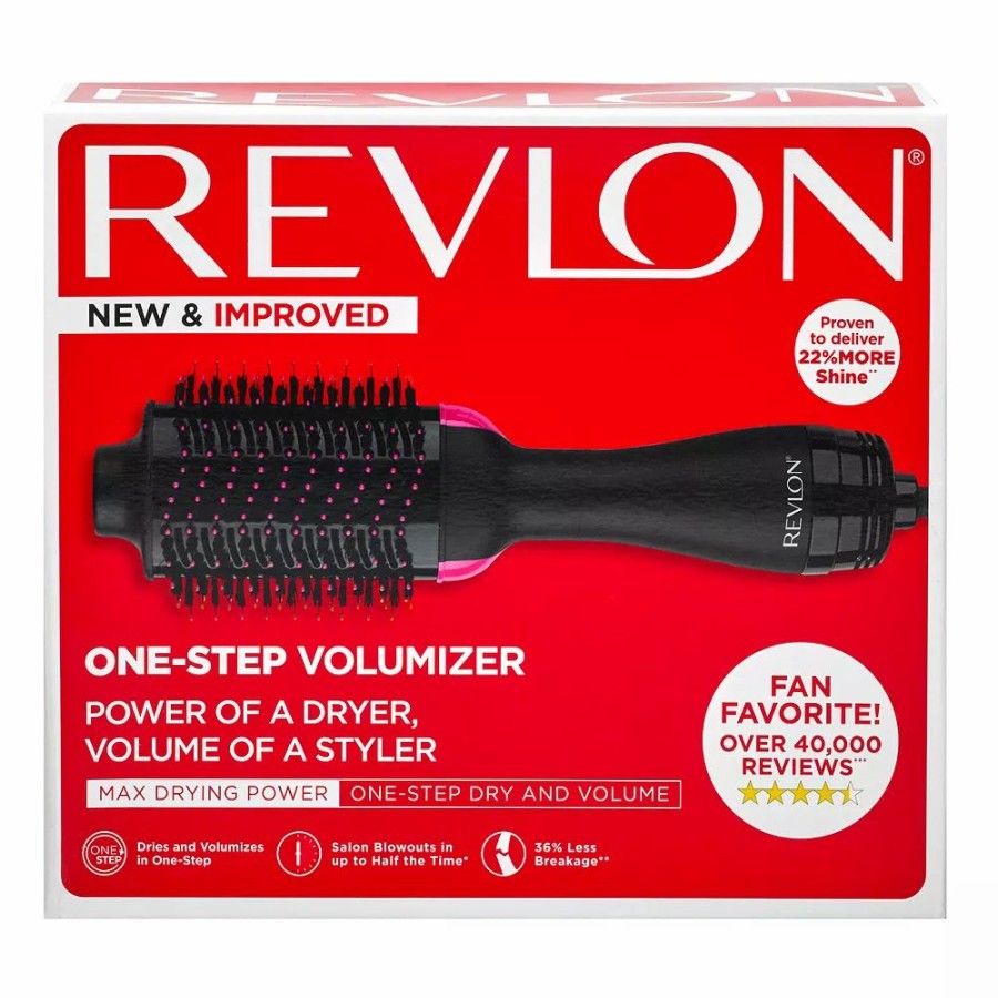 * Hair Dryers | Revlon One Step Hair Dryer And Volumizer Hot Air Brush, Black