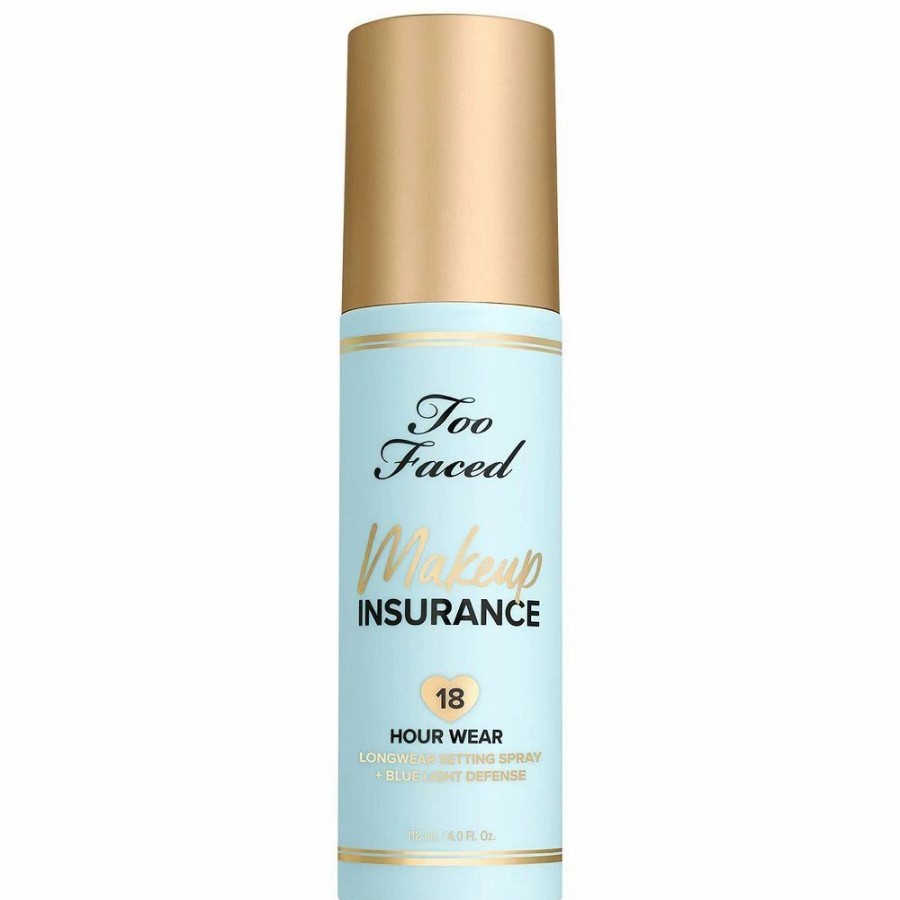 * Powder & Setting Spray | Too Faced Makeup Insurance Longwear Setting Spray + Blue Light Defense