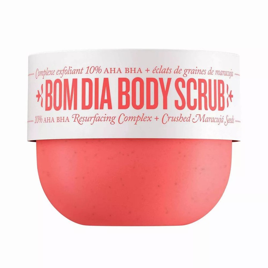 * Body Exfoliators & Scrubs | Sol De Janeiro Bom Dia Body Scrub 10% Aha Bha Resurfacing Complex + Crushed Maracuja Seeds