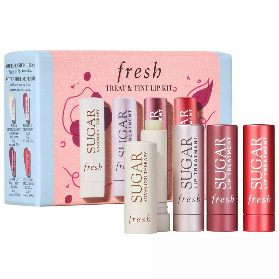 * Skincare Sets | Fresh Treat & Tint Mini Lip Care Gift Set