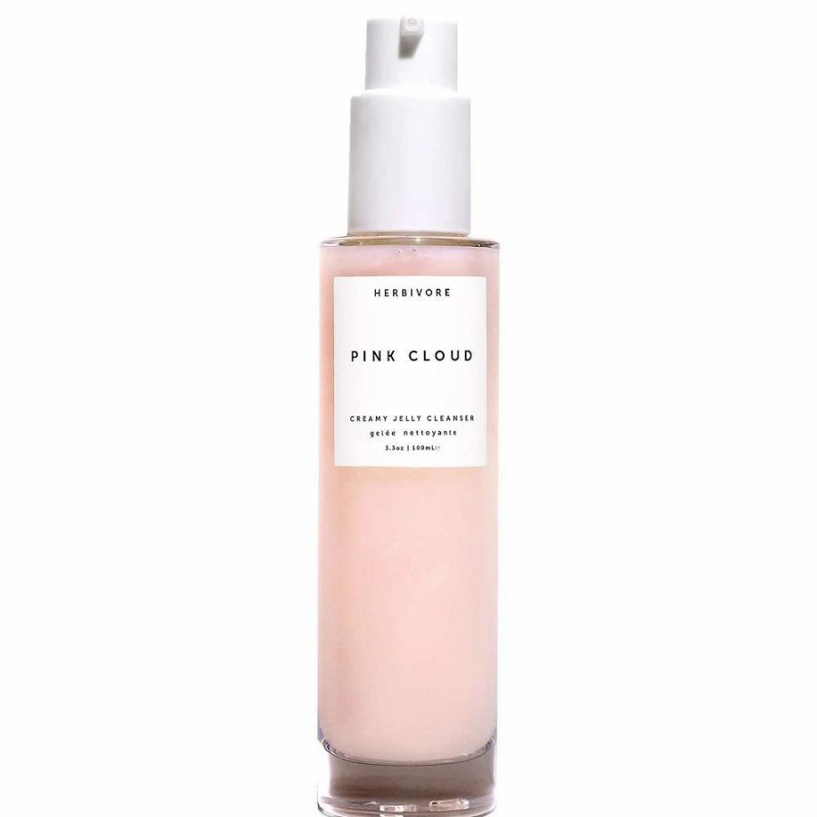 * Cleansers | Herbivore Botanicals Pink Cloud Rosewater + Squalane Makeup Removing Face Wash