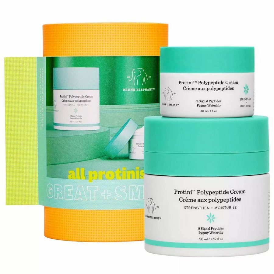 * Skincare Sets | Drunk Elephant All Protinis Great And Small Moisturizer Duo