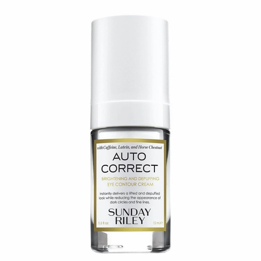 * Treatments | Sunday Riley Auto Correct Brightening + Depuffing Eye Cream For Dark Circles