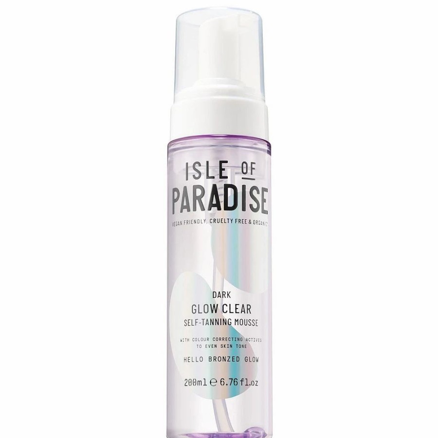 * Self Tanners & Bronzers | Isle Of Paradise Glow Clear, Color Correcting Self-Tanning Mousse