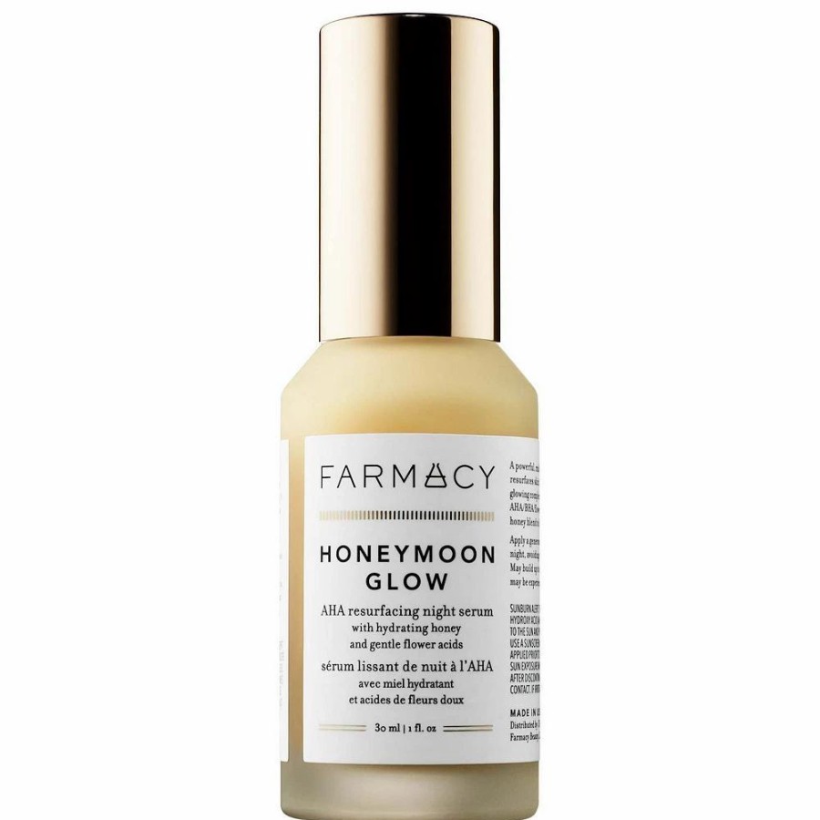 * Serums | Farmacy Honeymoon Glow Aha Resurfacing Night Serum