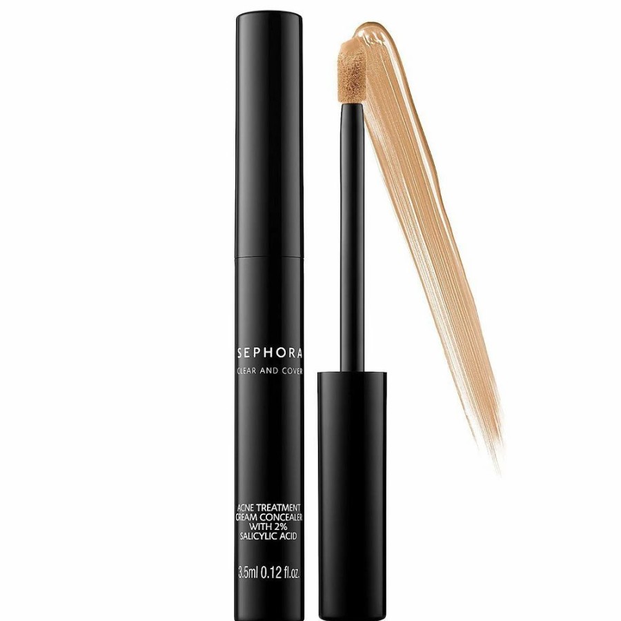 * Concealer | Sephora Collection Clear And Cover Acne Treatment Cream Concealer With 2% Salicylic Acid