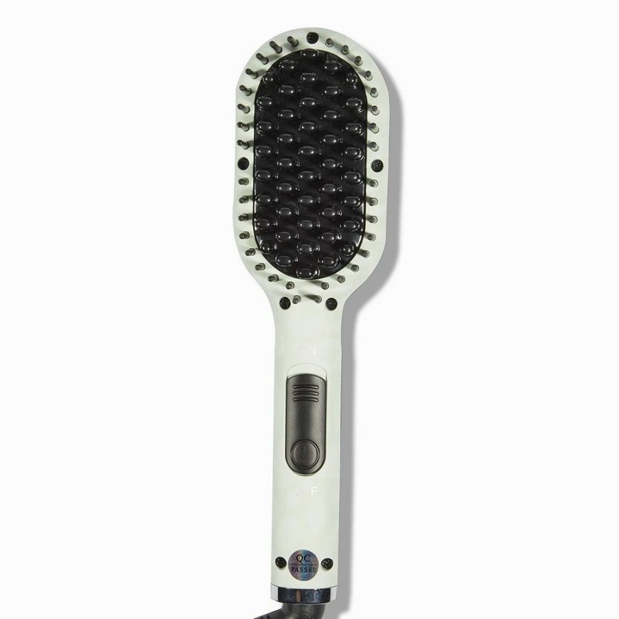 * Flat Irons | Eva Nyc Mint Leopard Mini Healthy Heat Thermal Straightening Brush