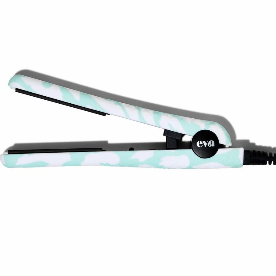 * Flat Irons | Eva Nyc Mint Leopard Mini Healthy Heat Ceramic Styling Flat Iron