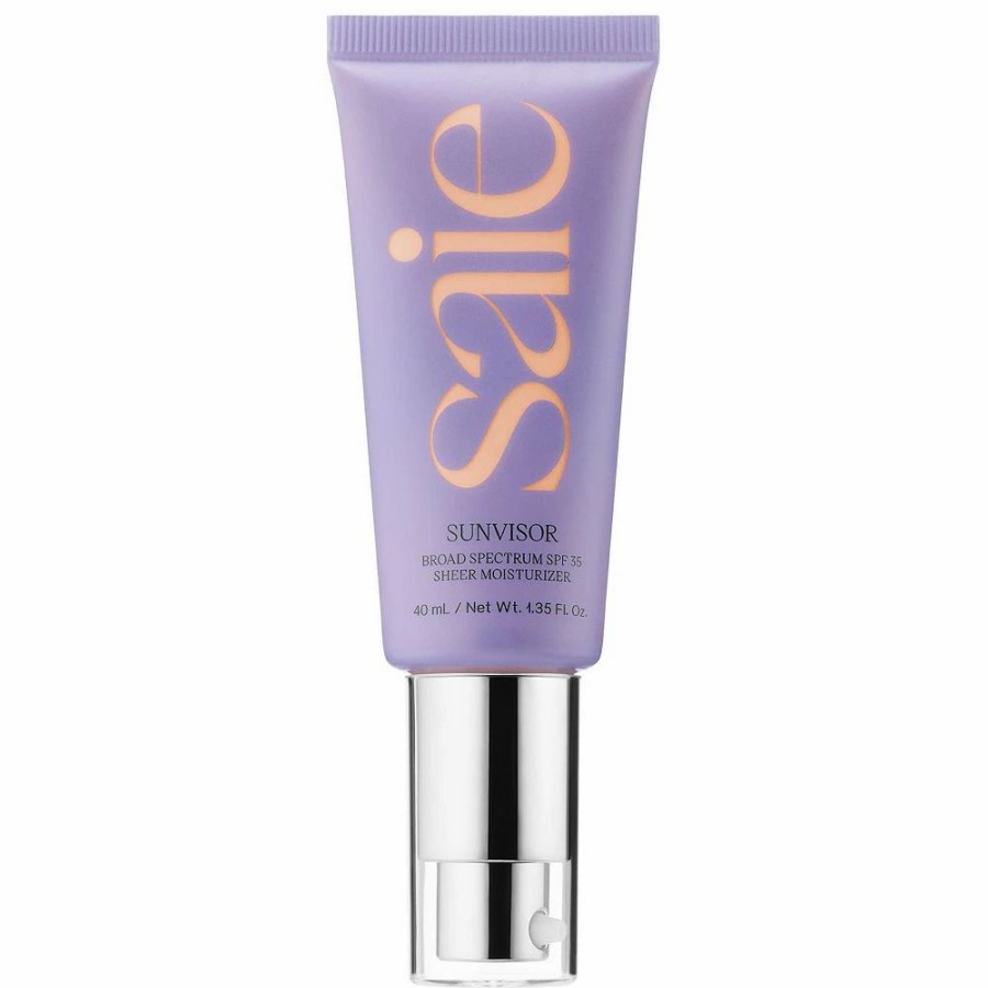 * Sunscreen | Saie Sunvisor Radiant Moisturizing Face Sunscreen Spf 35