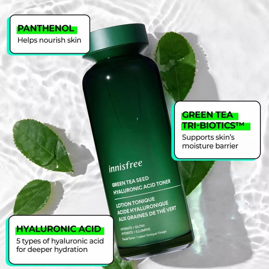 * Toners | Innisfree Green Tea Hyaluronic Acid Hydrating Toner