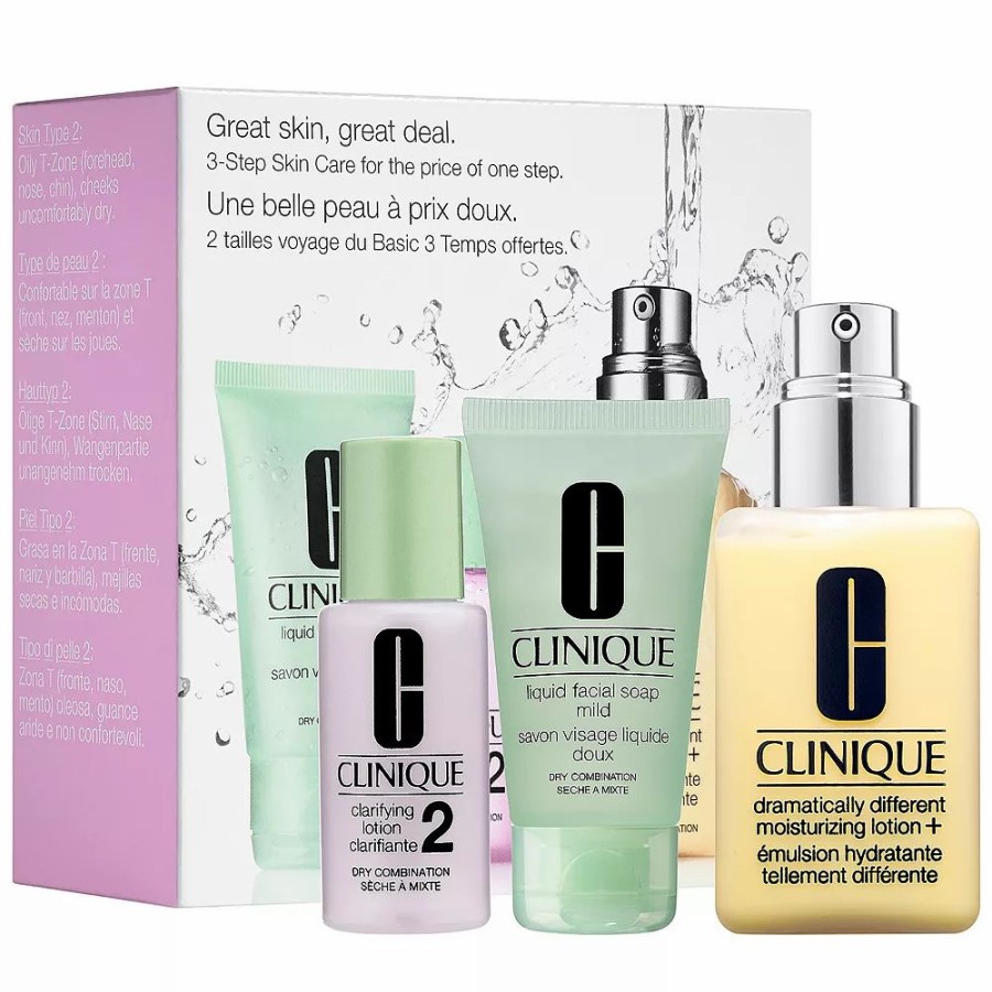 * Skincare Sets | Clinique Great Skin, Great Deal Set For Dry Combination Skin