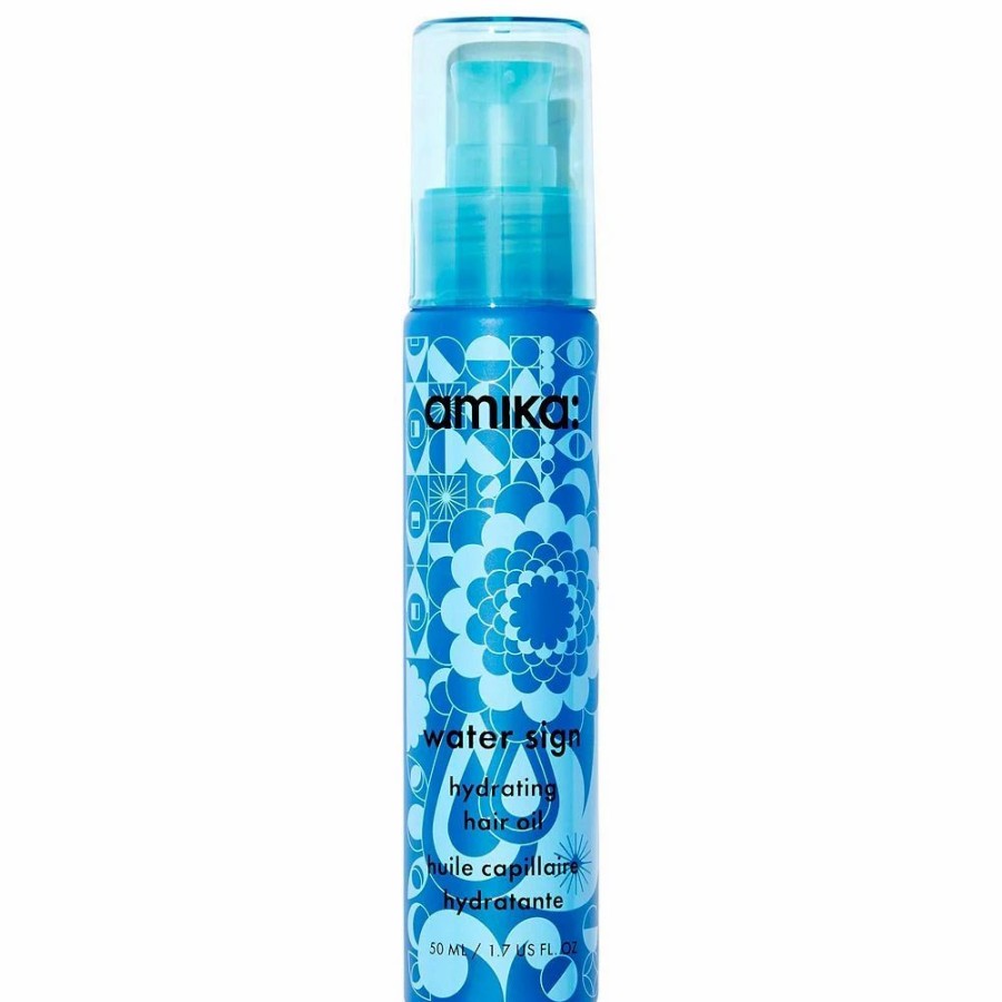 * Hair Treatments | Amika Water Sign Hydrating Hair Oil With Hyaluronic Acid