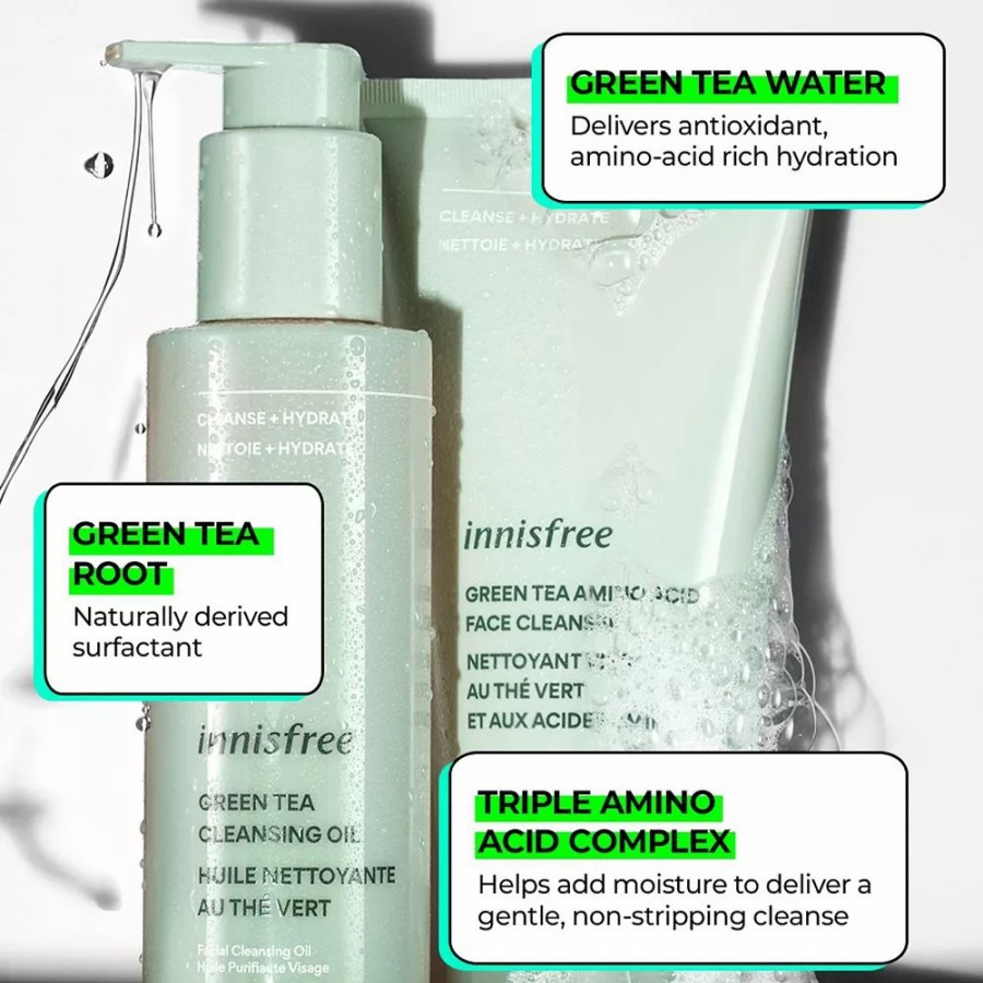 * Cleansers | Innisfree Green Tea Hyaluronic Acid Face Cleanser