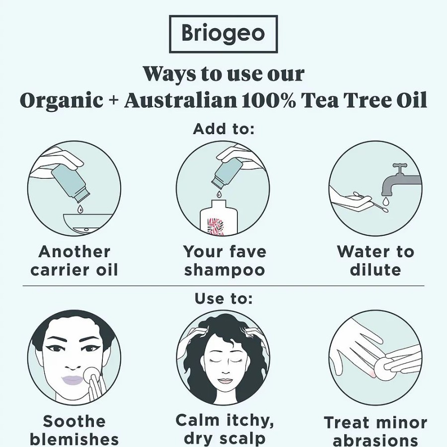 * Hair Treatments | Briogeo B. Well Organic + Australian 100% Tea Tree Skin & Scalp Oil