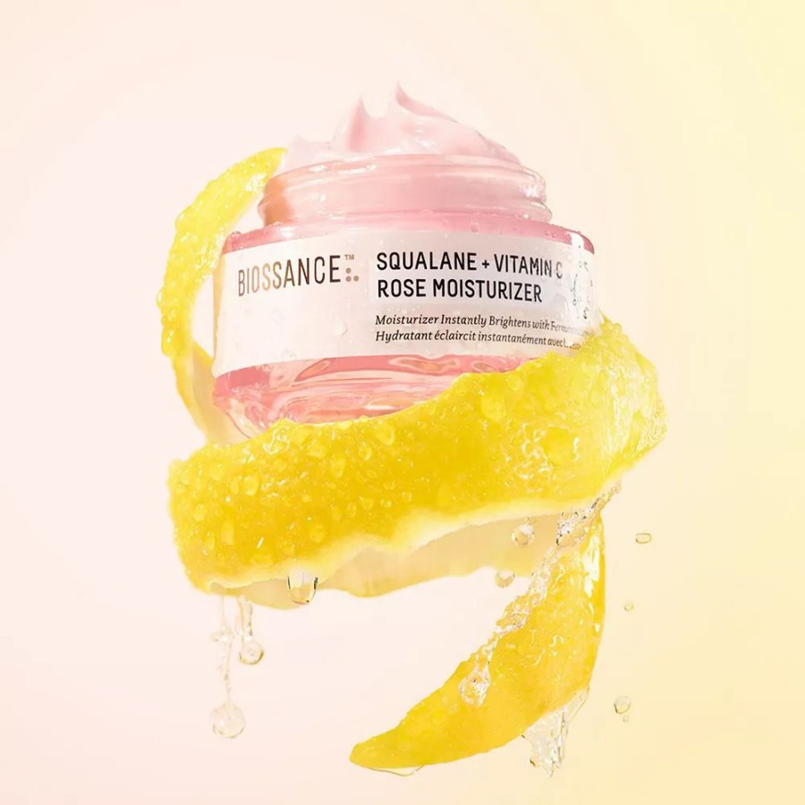 * Moisturizers | Biossance Squalane + Vitamin C Rose Brightening Moisturizer